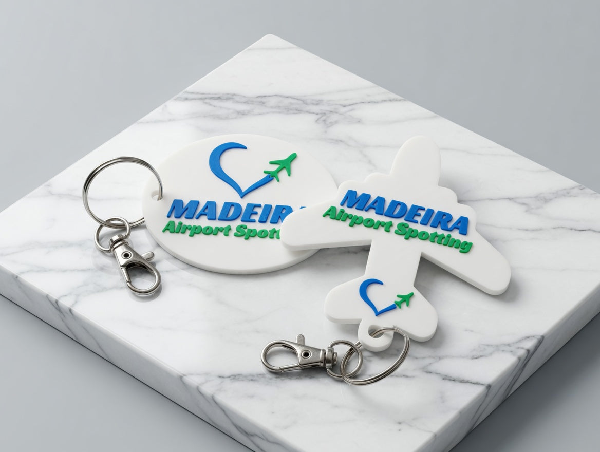 Madeira Airport Spotting Keychain – 3D Printed Aviation Accessory