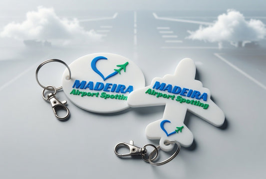 Madeira Airport Spotting Keychain – 3D Printed Aviation Accessory